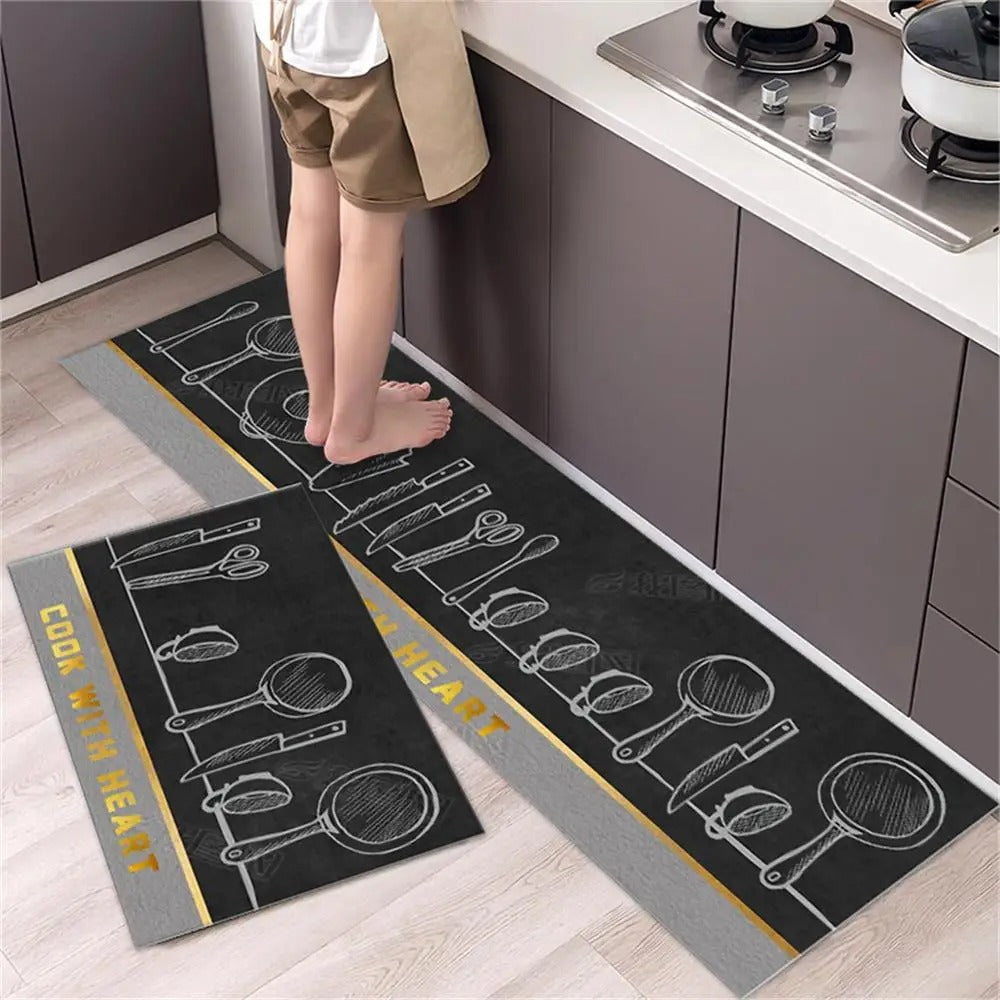 Non-slip Kitchen Carpets for Living Room Long Area Rug Kitchen Floor Mat Carpets Entrance Door Mat Home 바닥 깔개 Alfombra Tapis