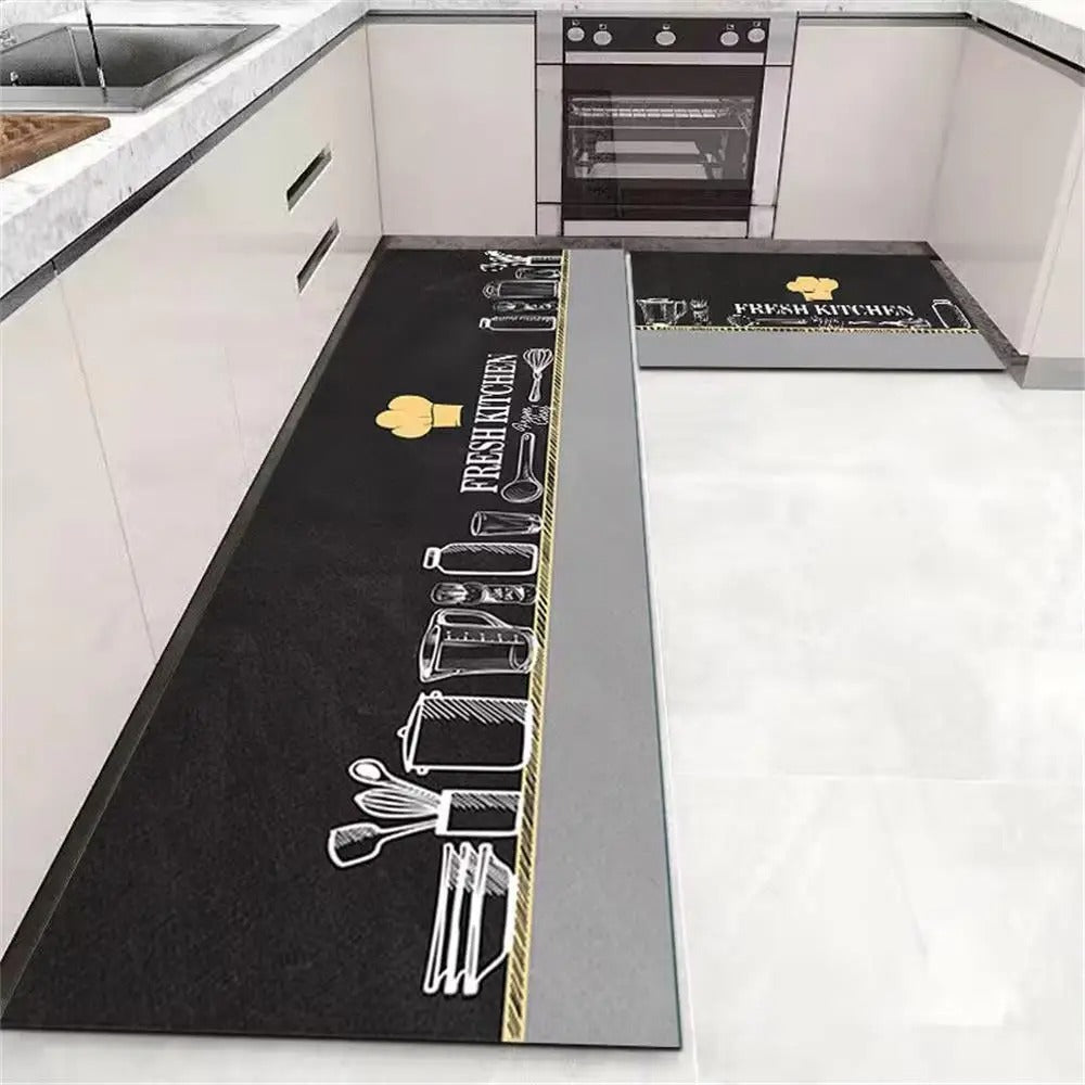 Non-slip Kitchen Carpets for Living Room Long Area Rug Kitchen Floor Mat Carpets Entrance Door Mat Home 바닥 깔개 Alfombra Tapis